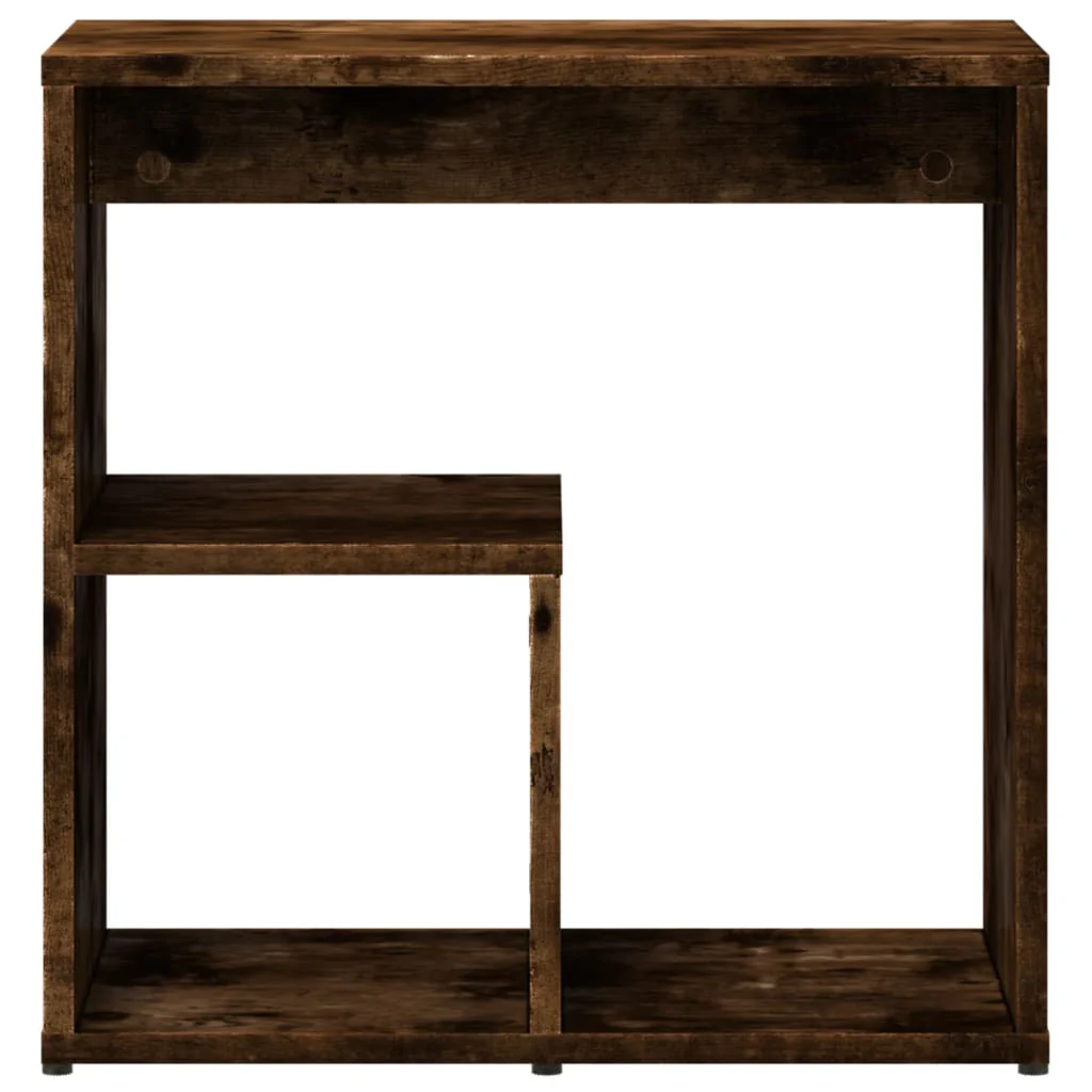 sideborde 2 stk. 50x30x50 cm konstrueret træ røget egetræsfarve - Image 6