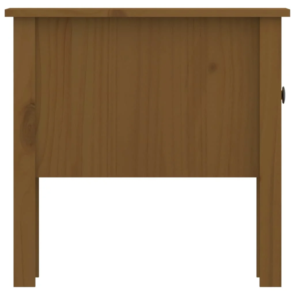 sideborde 2 stk. 50x50x49 cm massivt fyrretræ gyldenbrun - Image 9