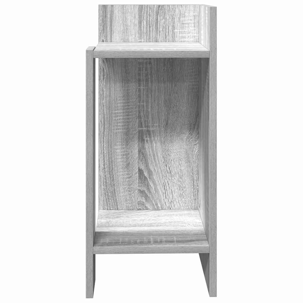 Sideborde 2 stk med reol sonoma 25,5x27x60 cm - Image 5