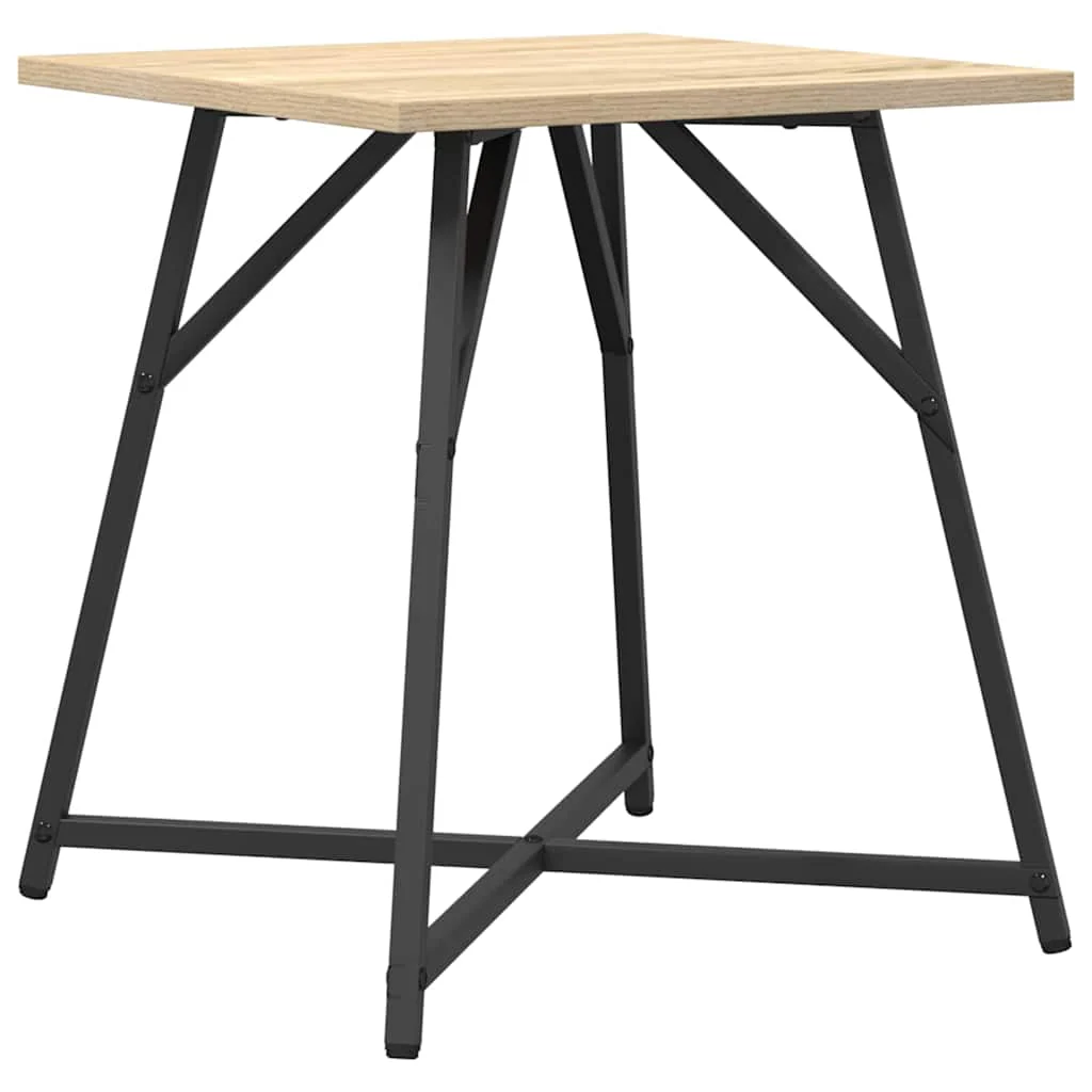 Sidebordssæt 2 pcs Sonoma Eg og Sort - Image 6
