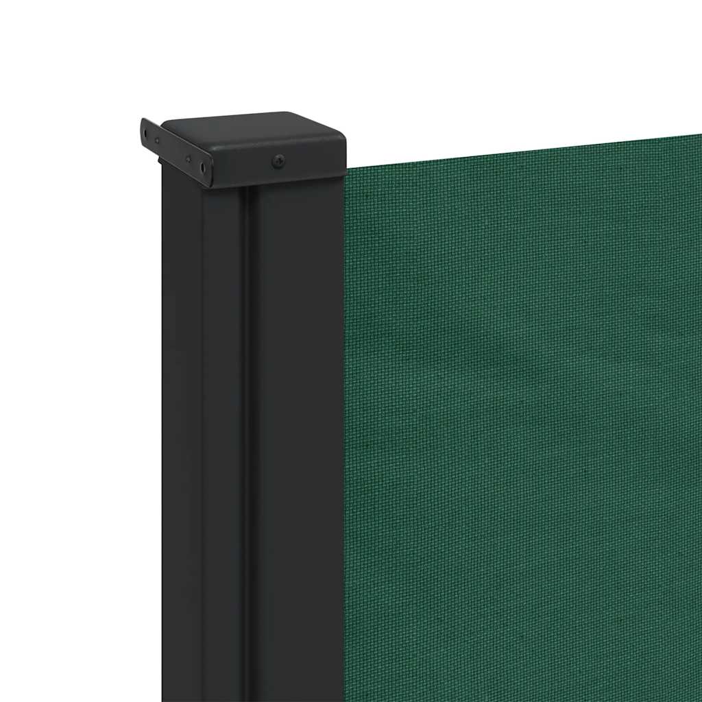 sidemarkise 117x300 cm sammenrullelig mørkegrøn - Image 7