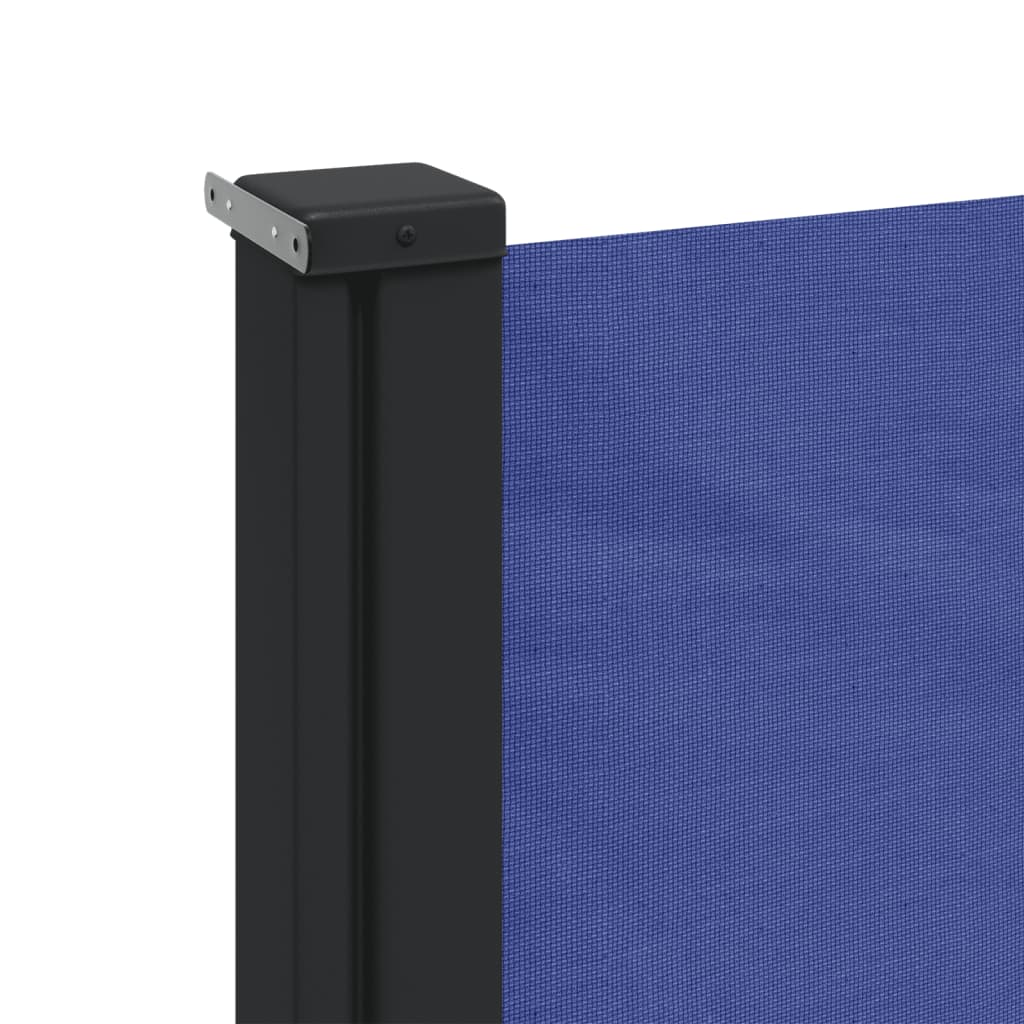 sidemarkise 140x500 cm sammenrullelig blå - Image 7