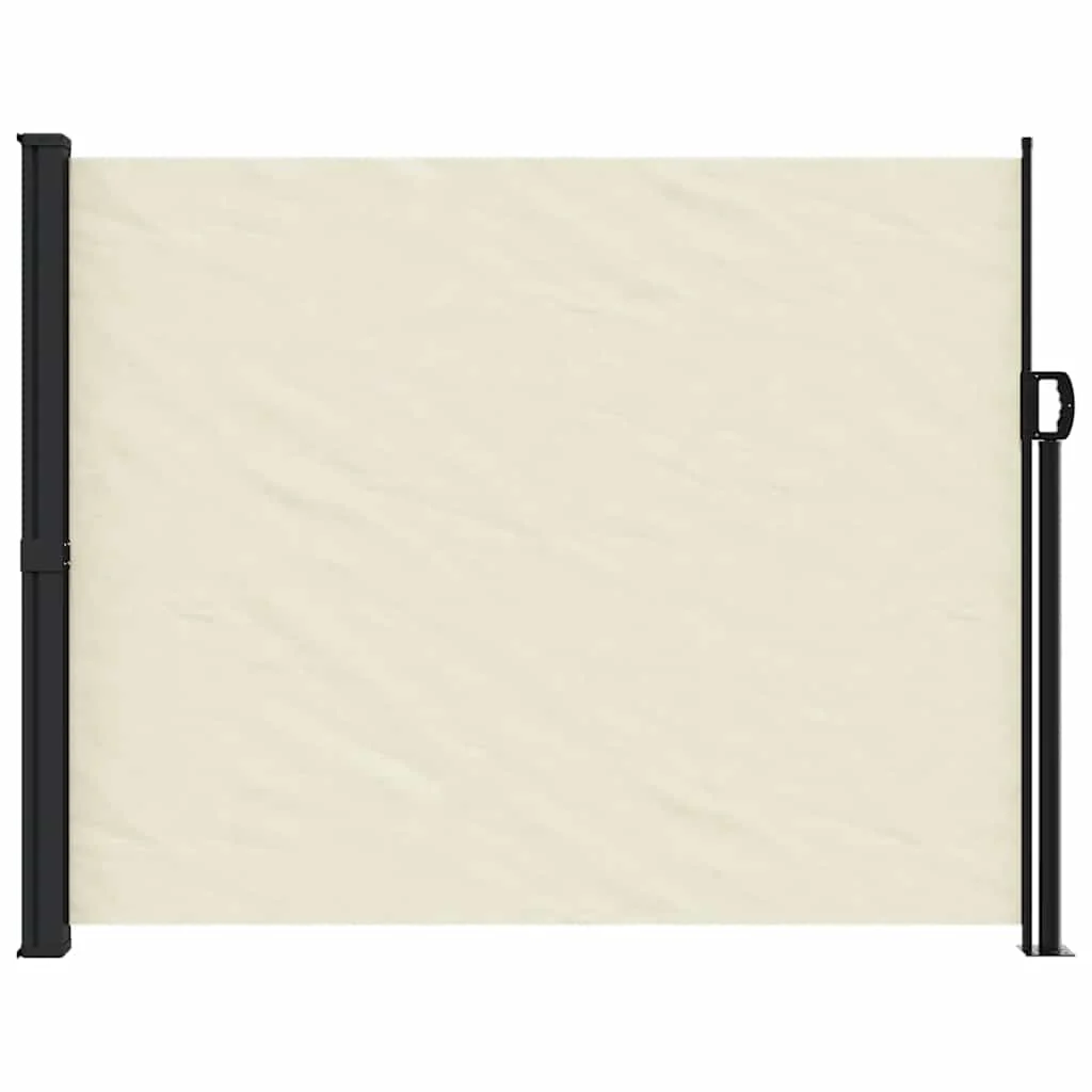 sidemarkise 160x600 cm sammenrullelig cremefarvet - Image 3