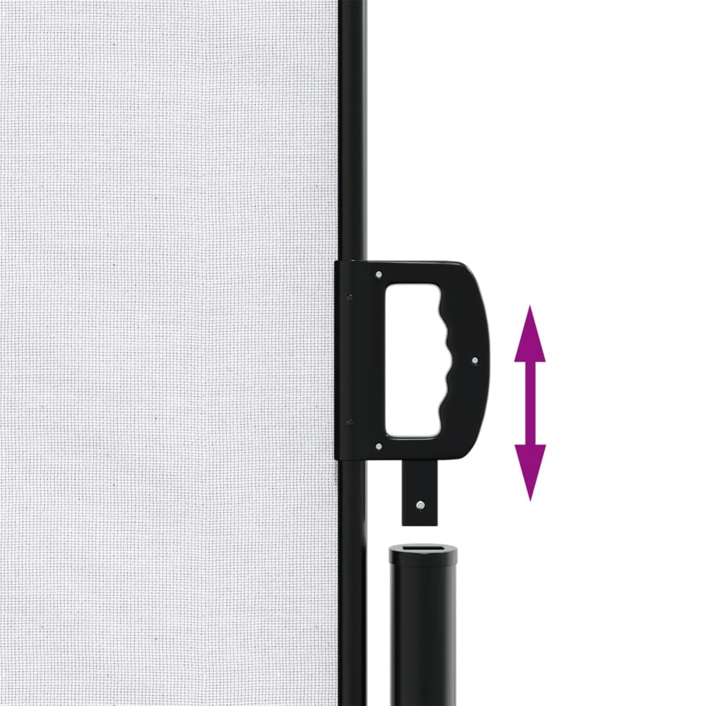 sidemarkise 200x1000 cm sammenrullelig hvid - Image 6
