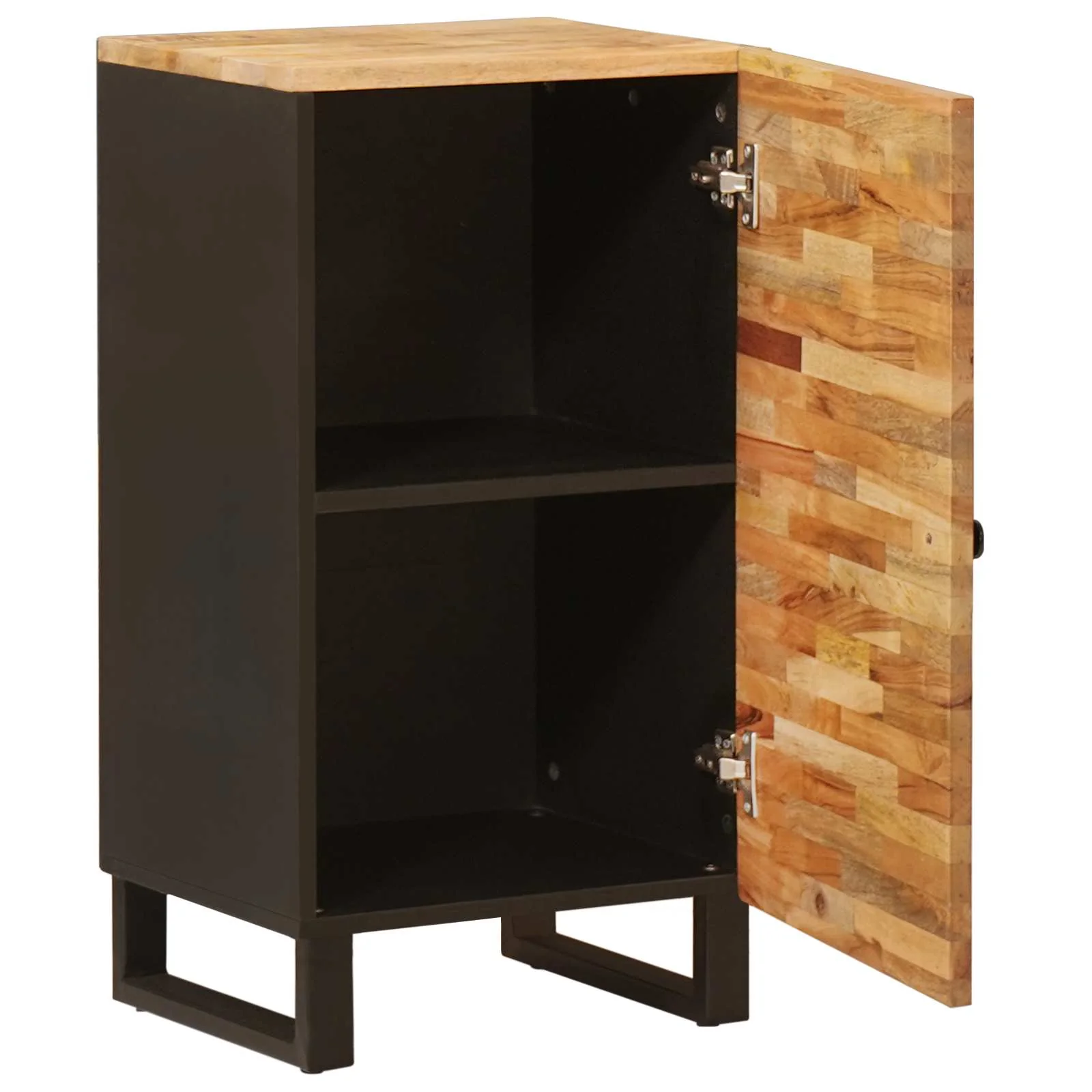 Sideskab med opbevaring Brun 40 x 33 x 75 cm Massivt mangotræ - Image 2