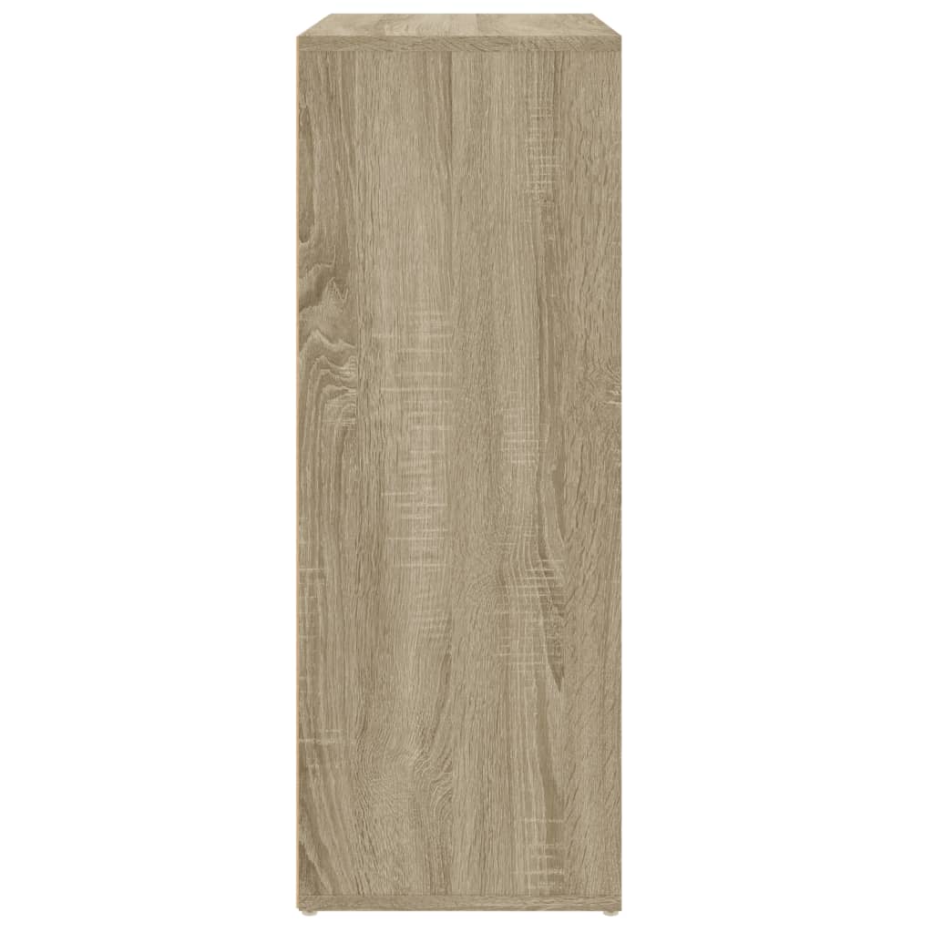 skab 60x31x84 cm konstrueret træ røget egetræsfarve - Image 6