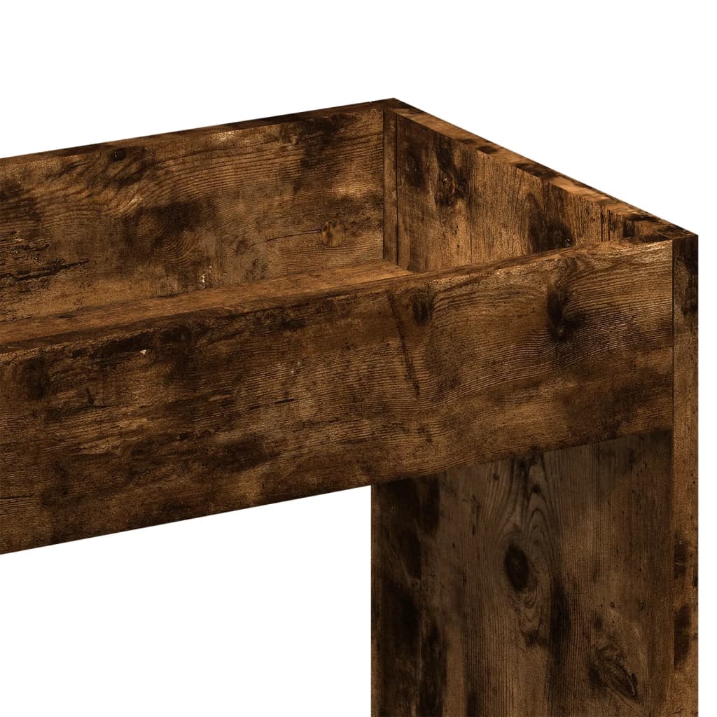 skab 63x33x100 cm konstrueret træ røget egetræsfarve - Image 8