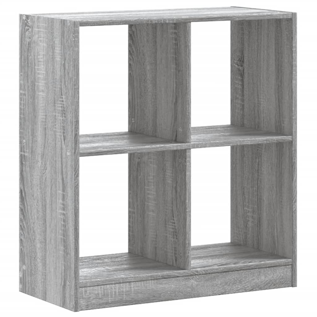 skab 68,5x32x75 cm konstrueret træ grå sonoma-eg - Image 6