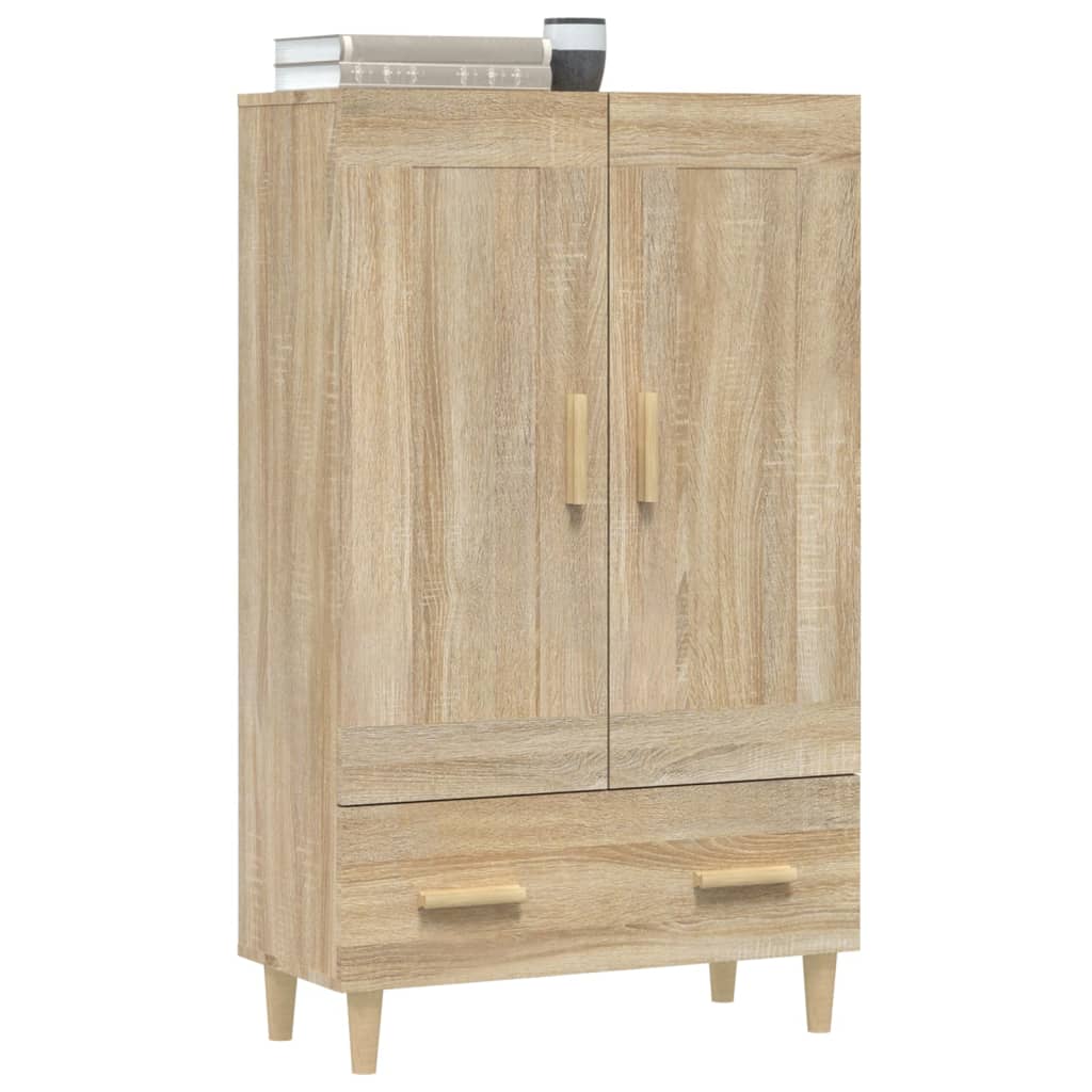 skab 70x31x115 cm konstrueret træ sonoma-eg - Image 5