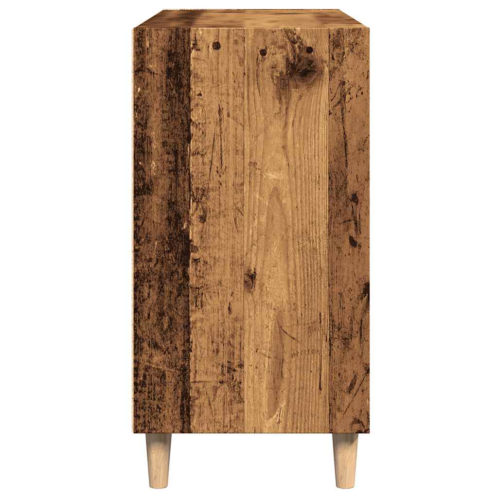 skænk 103,5x35x70 cm konstrueret træ antikt træ - Image 6