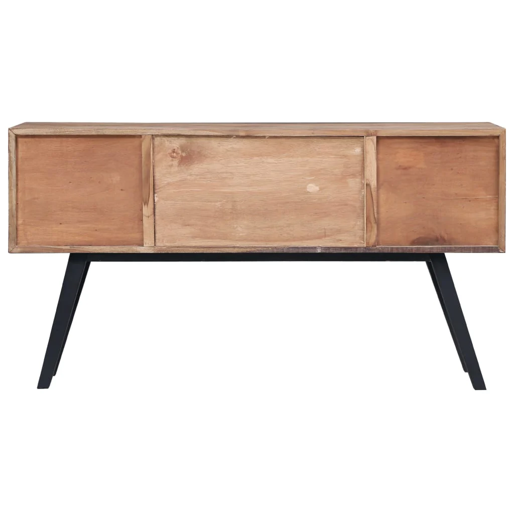 skænk 110x30x75 cm massivt teaktræ - Image 4