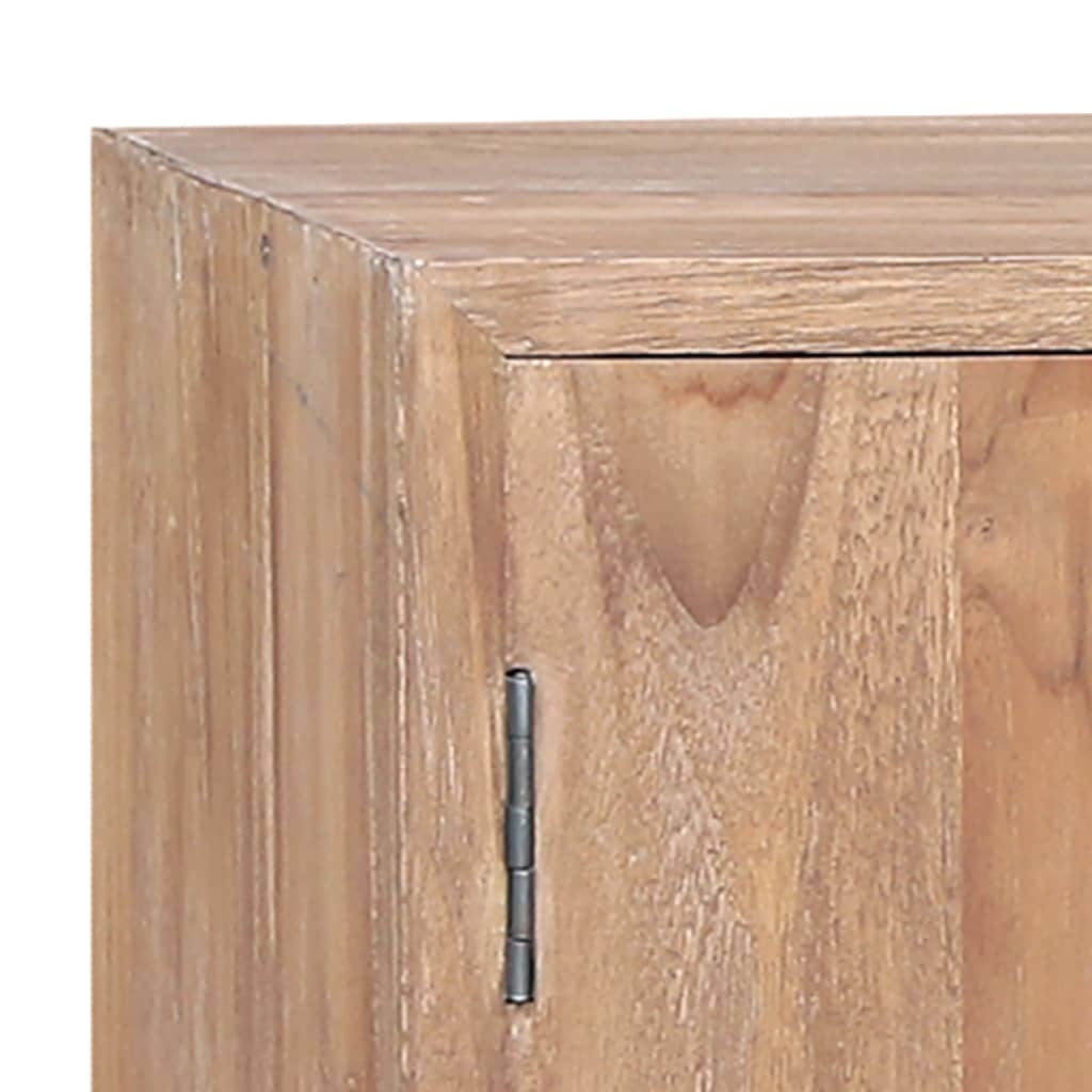 skænk 110x30x75 cm massivt teaktræ - Image 7