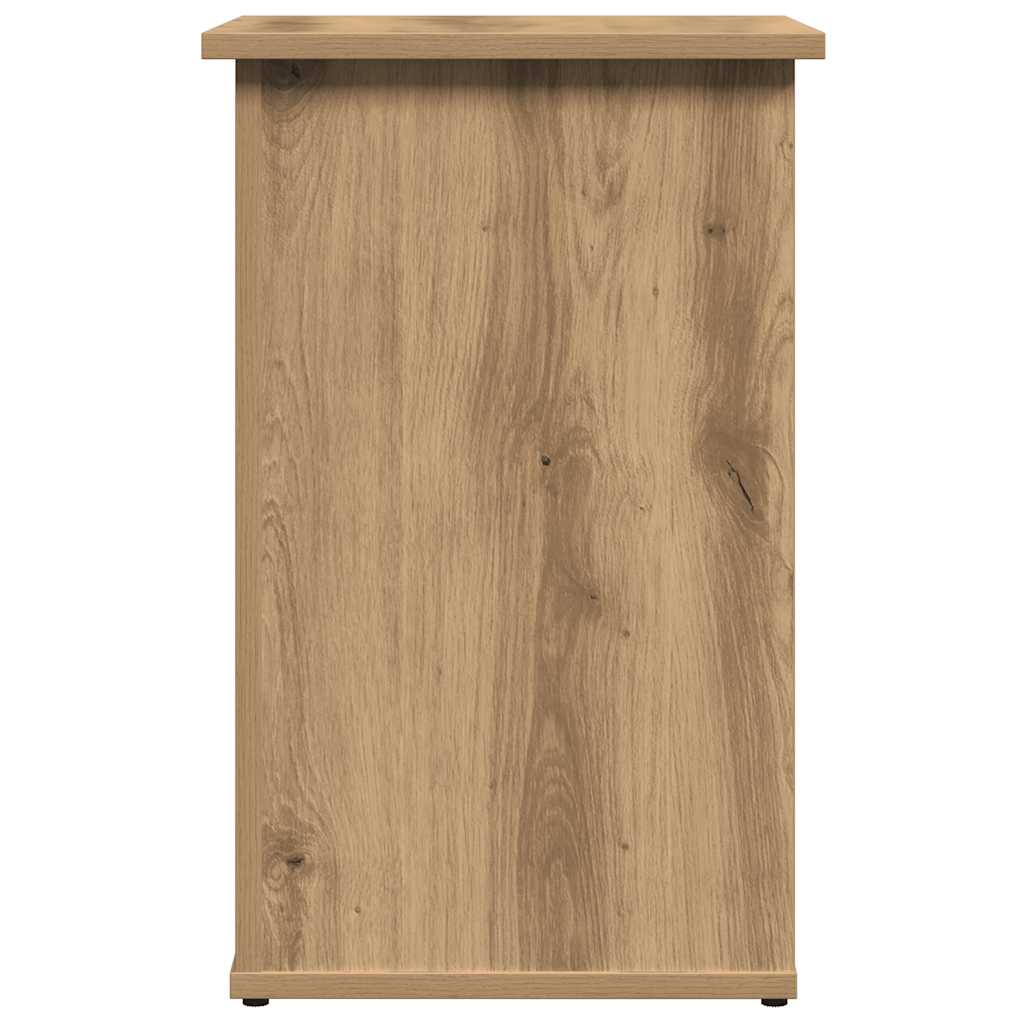 skænk 35x35x55 cm konstrueret træ egetræsfarve - Image 5