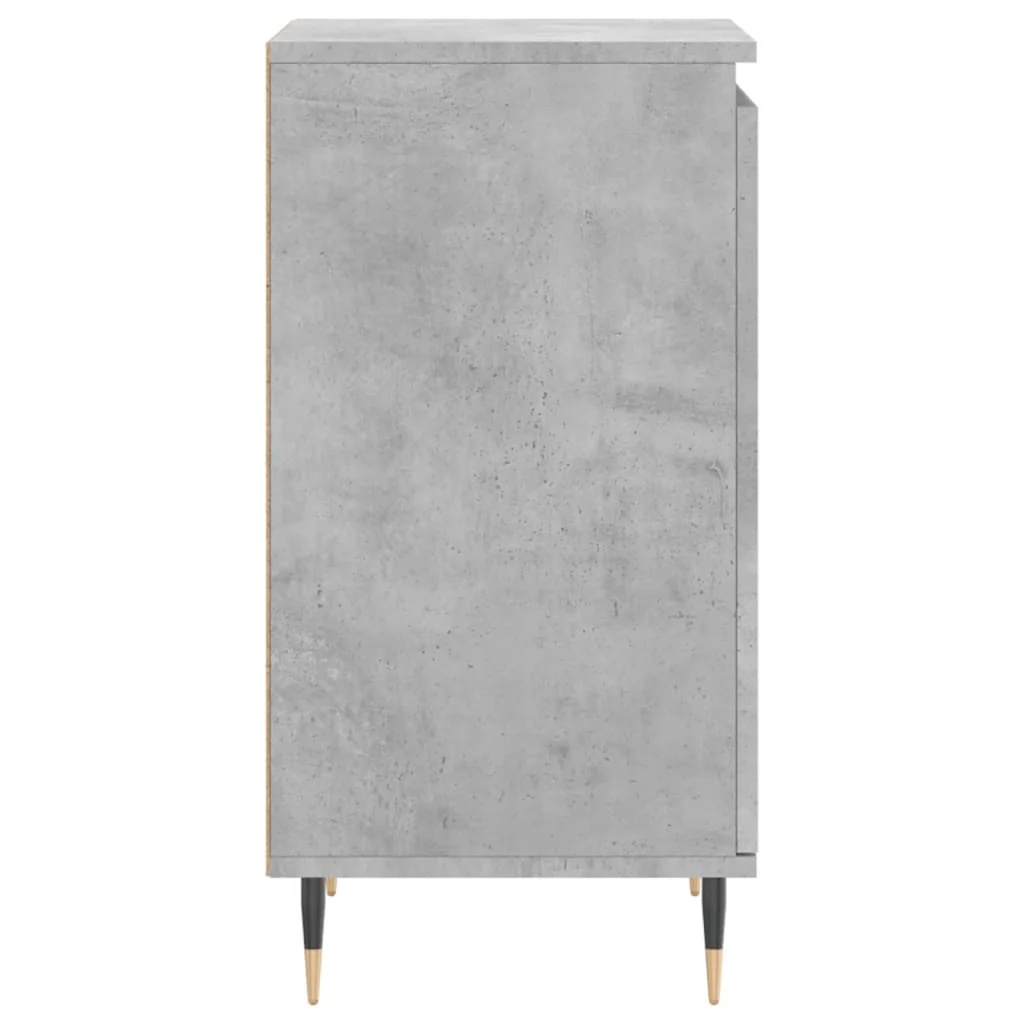 skænk 40x35x70 cm konstrueret træ betongrå - Image 7