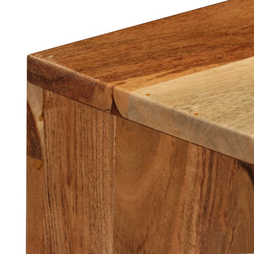 skænk 60x35x76 cm massivt akacietræ brun - Image 8