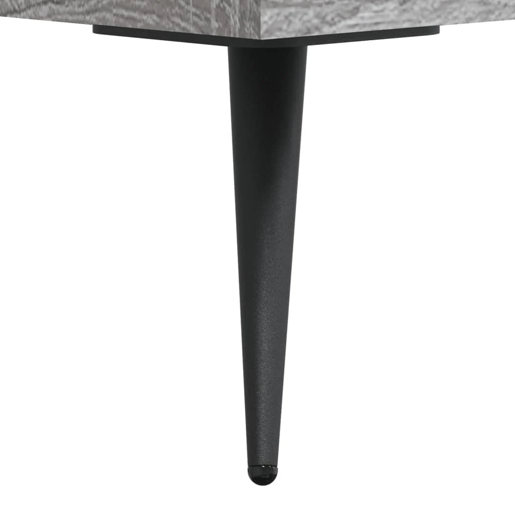skænk 69,5x34x90 cm konstrueret træ grå sonoma-eg - Image 10