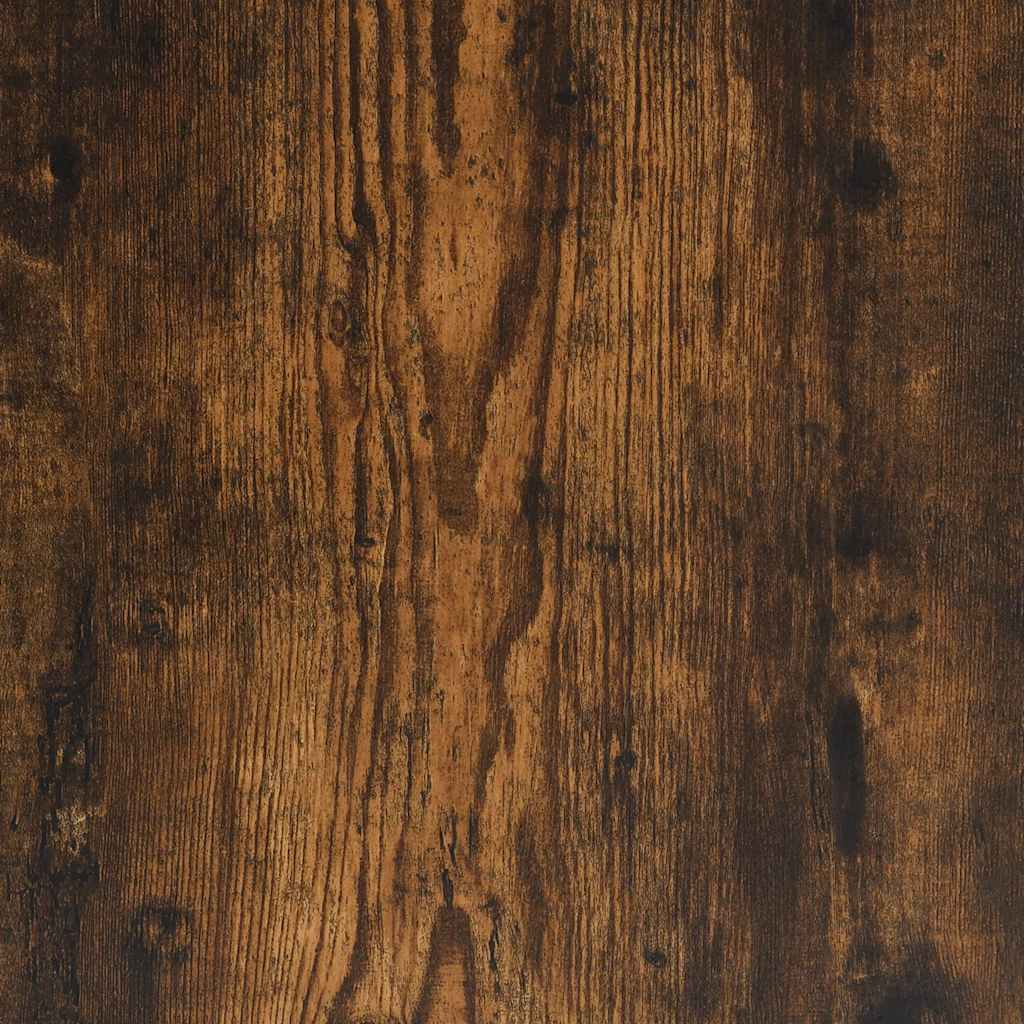 skobænk 102x42x45 cm konstrueret træ røget egetræsfarve - Image 9