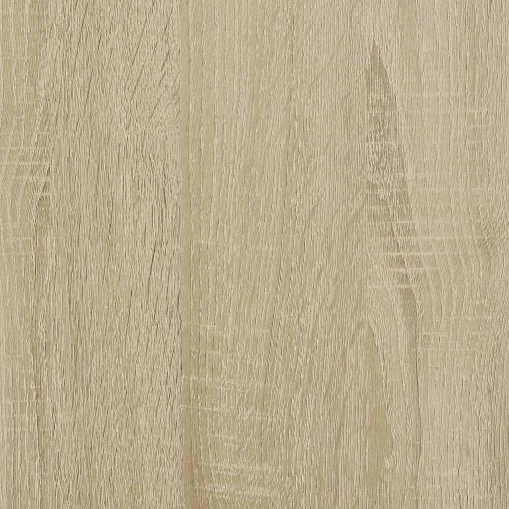 skobænk 60x40x53,5 cm konstrueret træ og metal sonoma-eg - Image 8