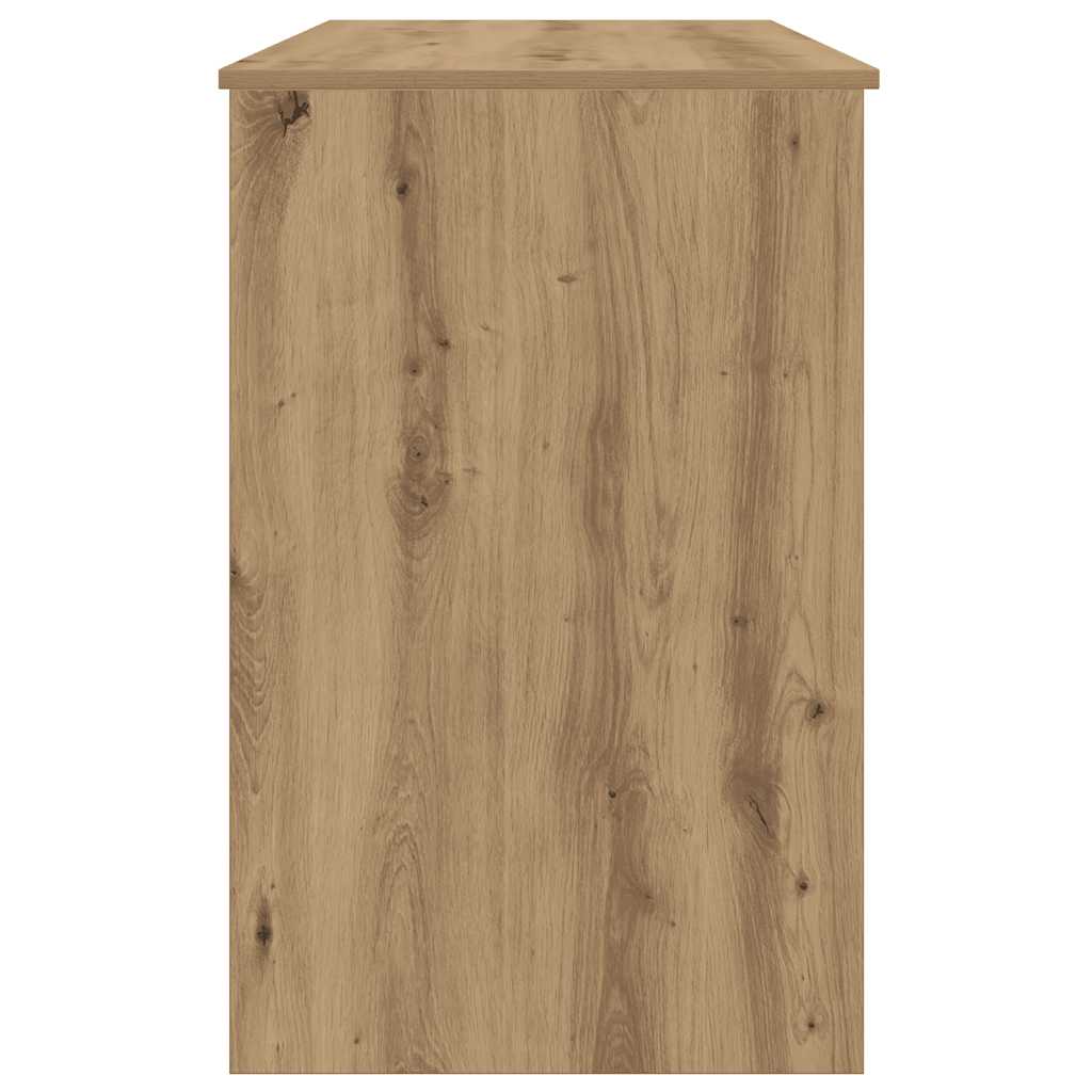 skrivebord 100x50x76 cm konstrueret træ kunsteg - Image 7