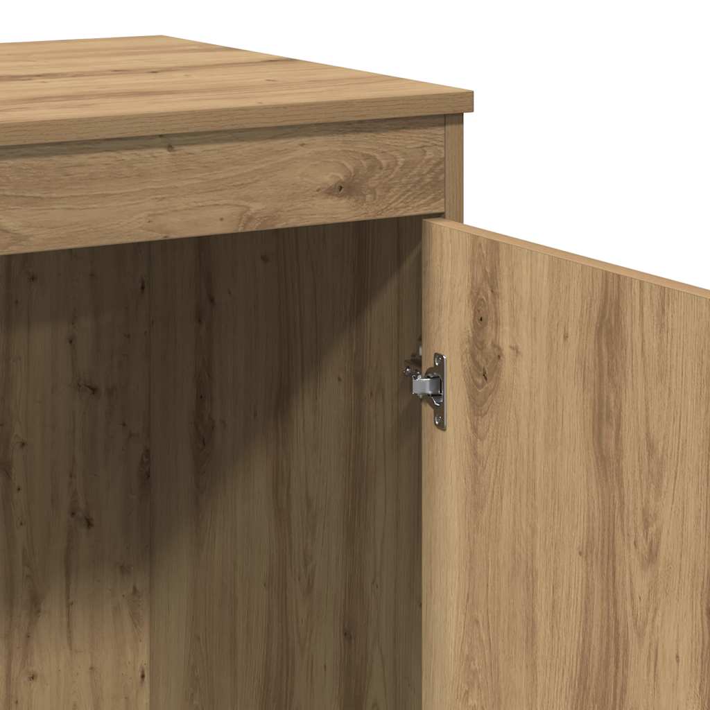 skrivebord 100x50x76 cm konstrueret træ kunsteg - Image 8