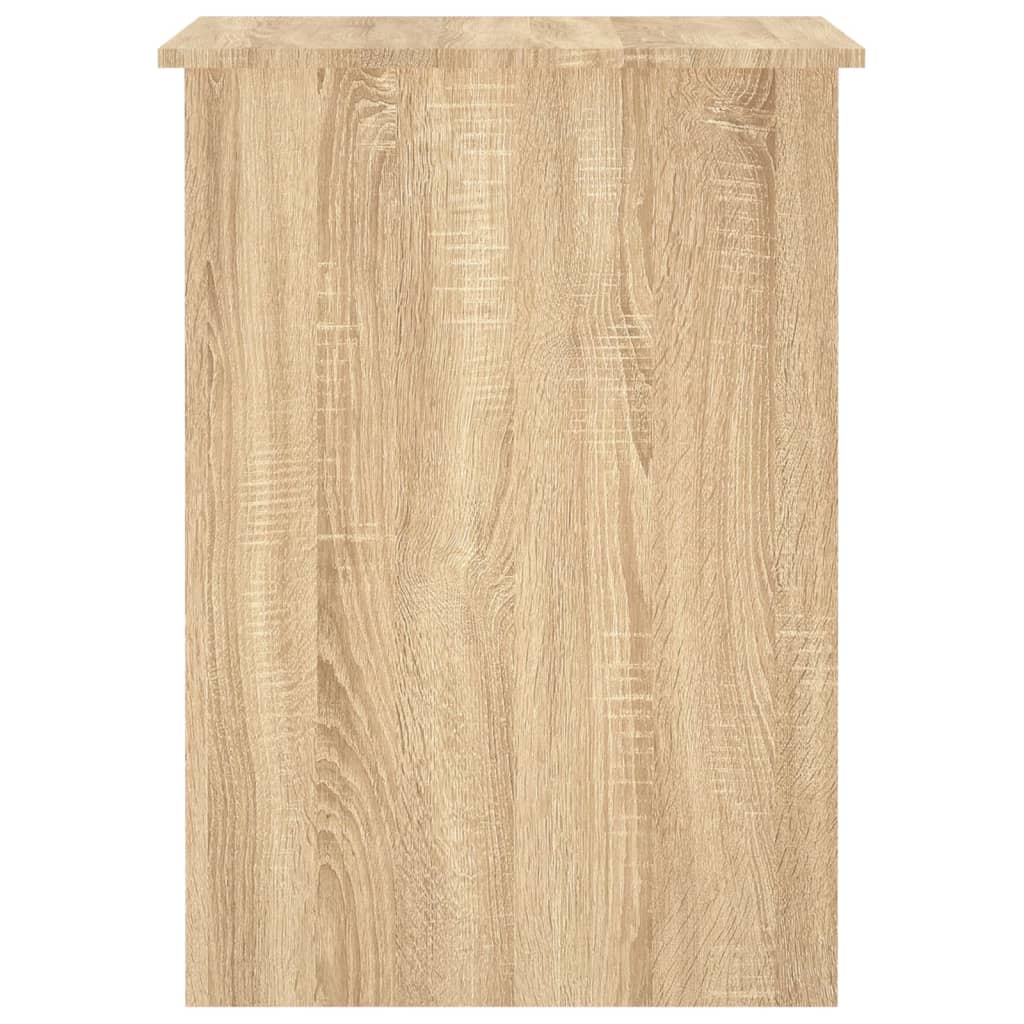 skrivebord 100x55x75 cm konstrueret træ sonoma-eg - Image 5