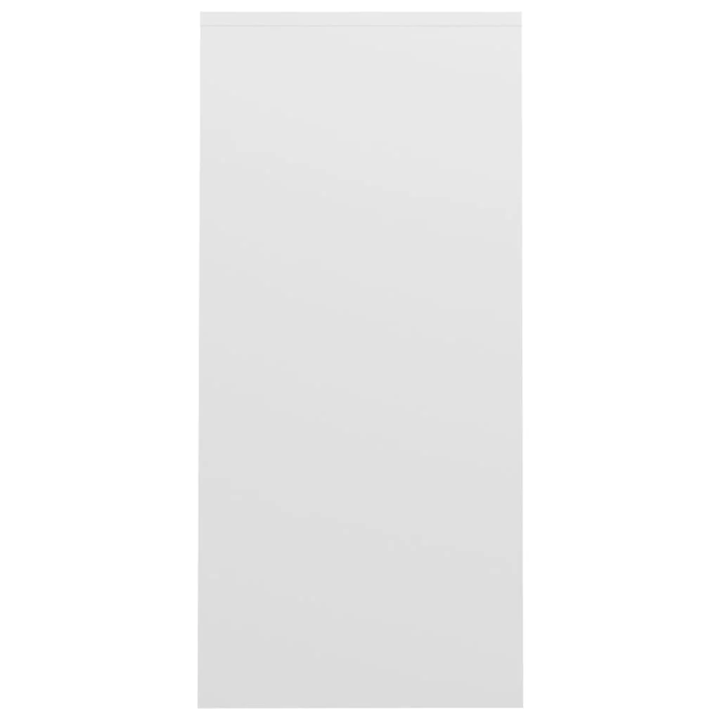 skrivebord 102,5x35x75 cm konstrueret træ hvid - Image 4
