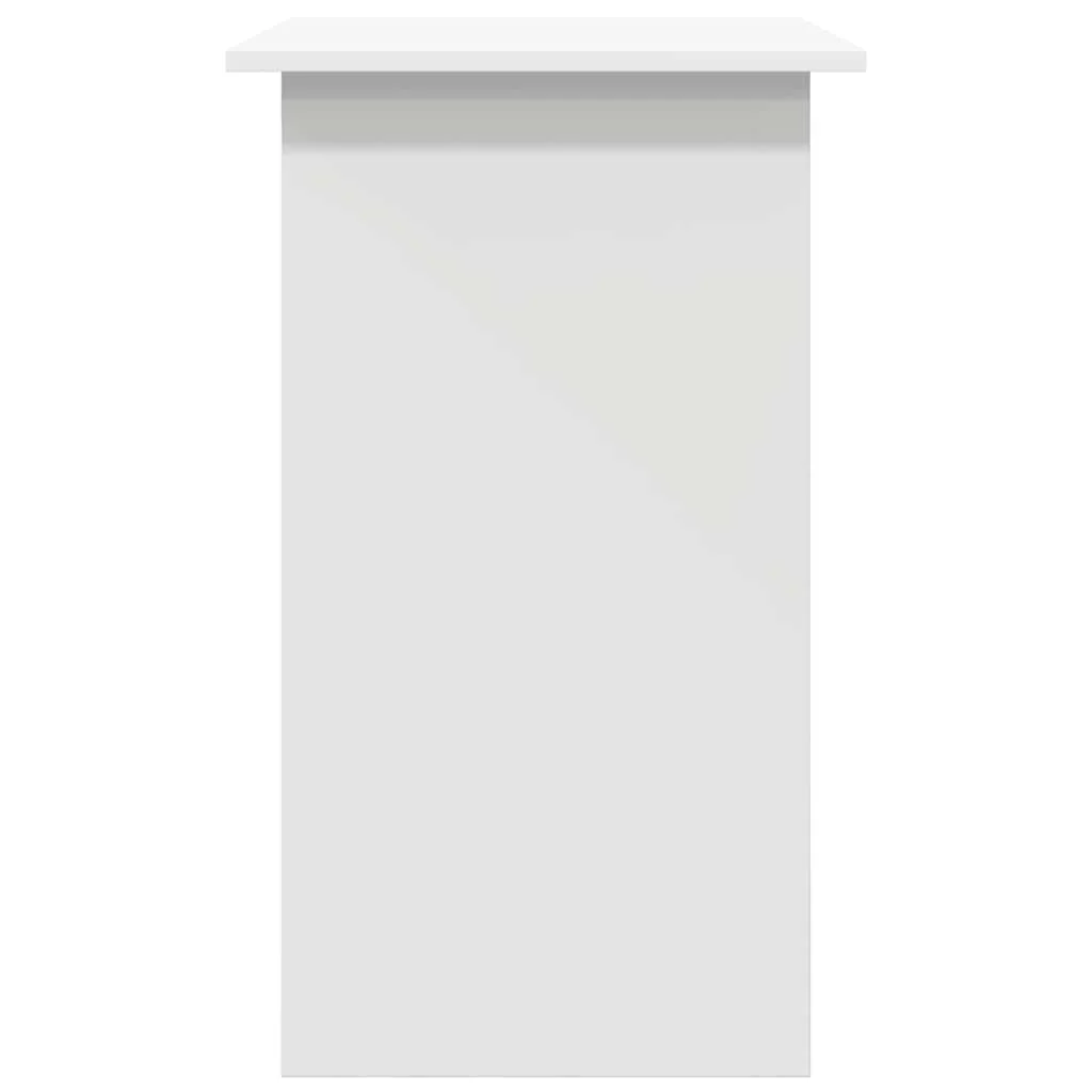 skrivebord 80x45x74 cm konstrueret træ hvid - Image 5