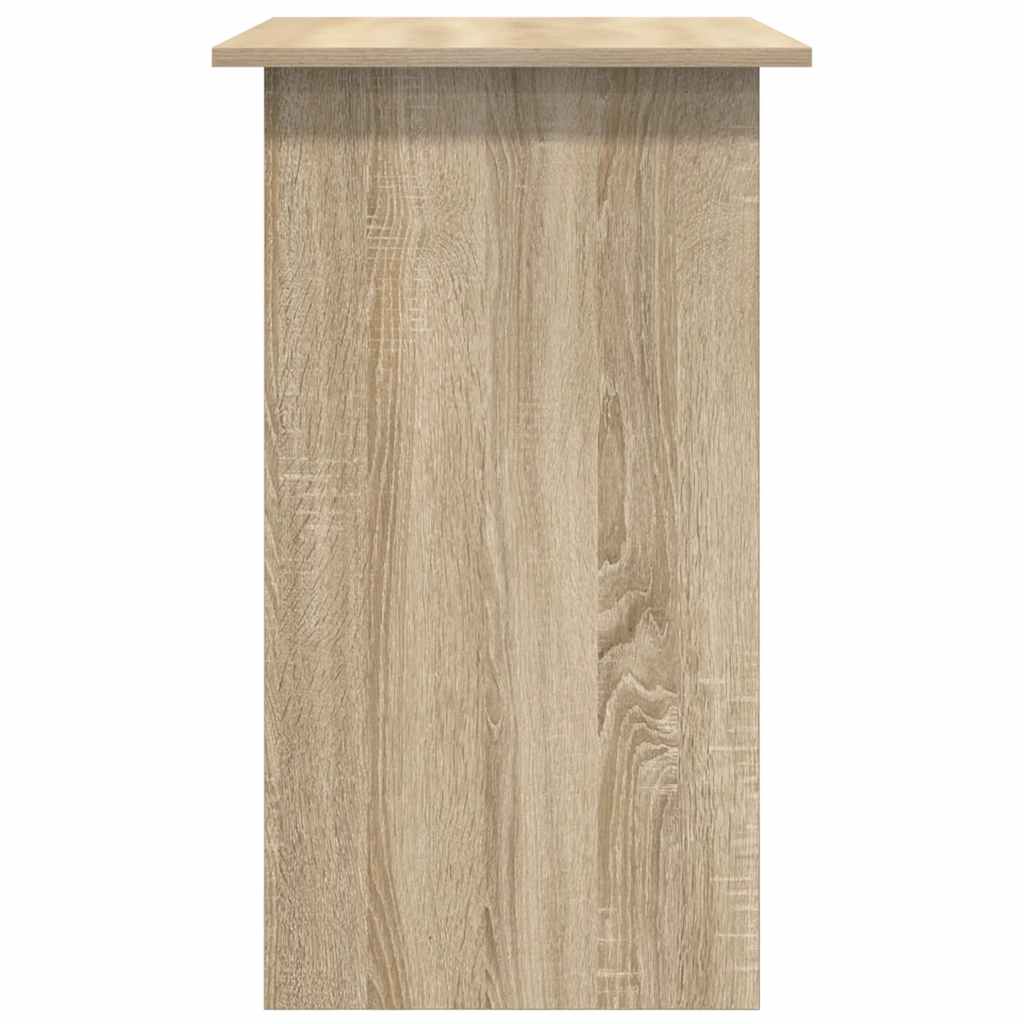 skrivebord 80x45x74 cm konstrueret træ sonoma-eg - Image 5