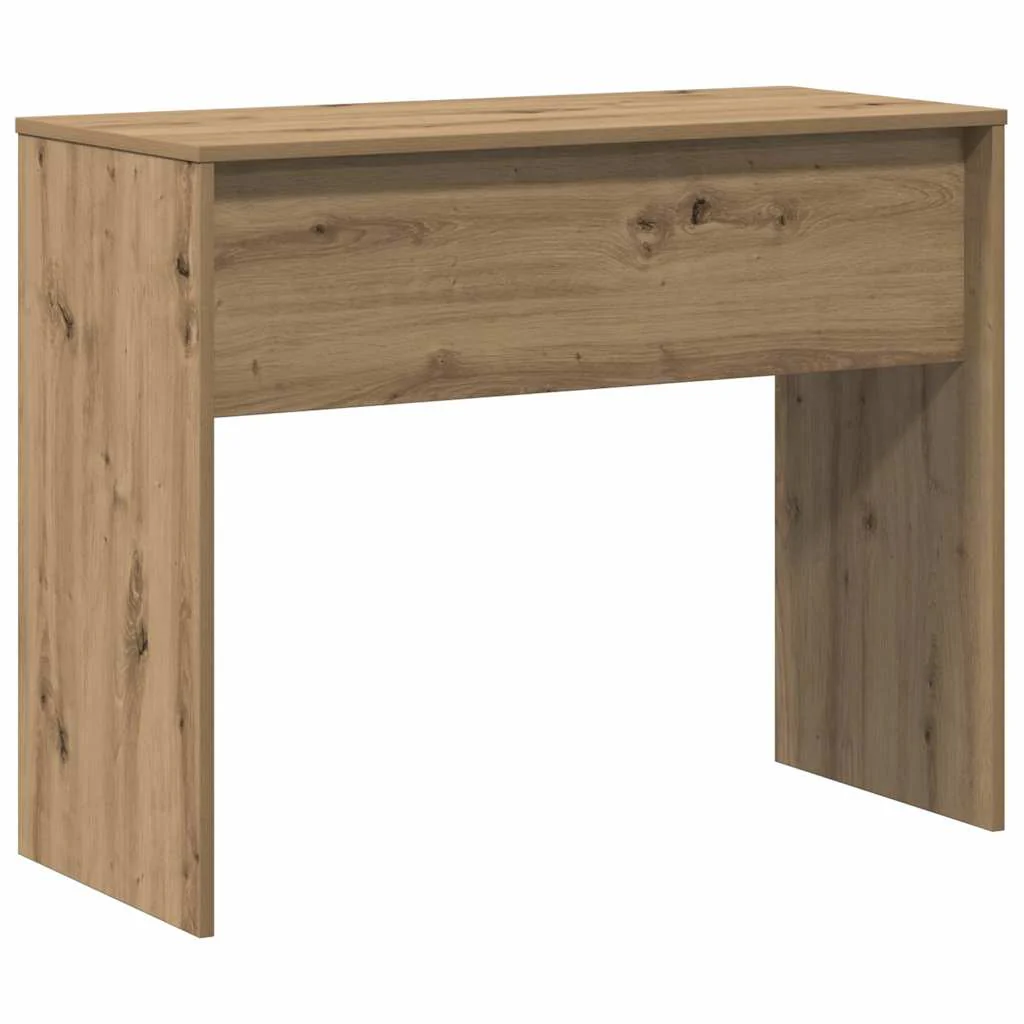skrivebord 90x40x72 cm konstrueret træ kunsteg - Image 6