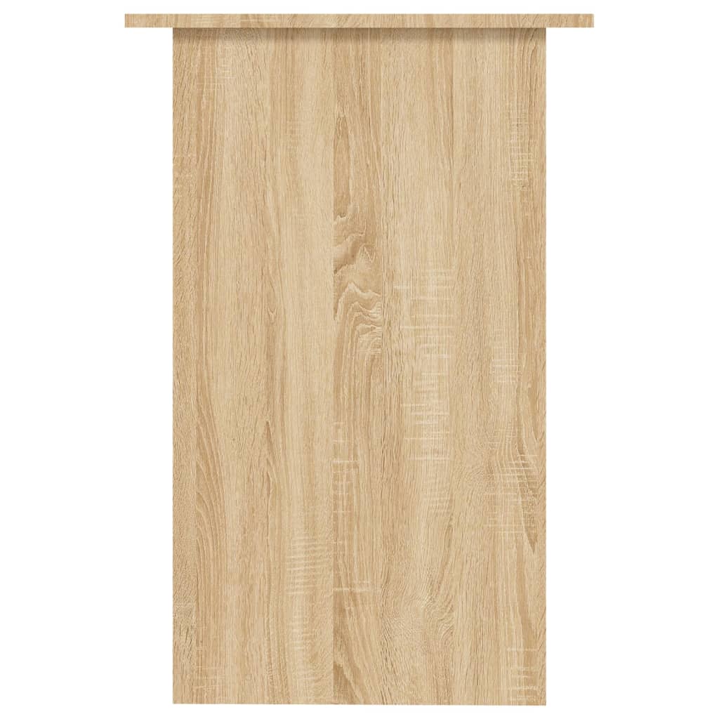 skrivebord 90x50x74 cm konstrueret træ sonoma-eg - Image 5
