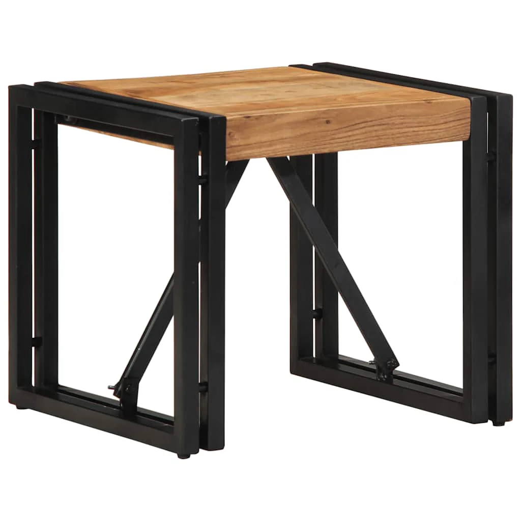 sofabord 40x40x35 cm massivt akacietræ - Image 10