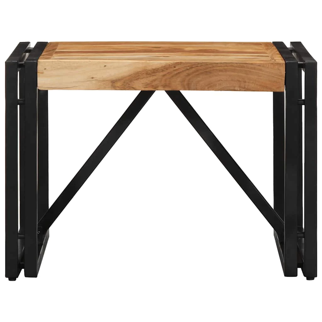 sofabord 50x50x35 cm massivt akacietræ - Image 2