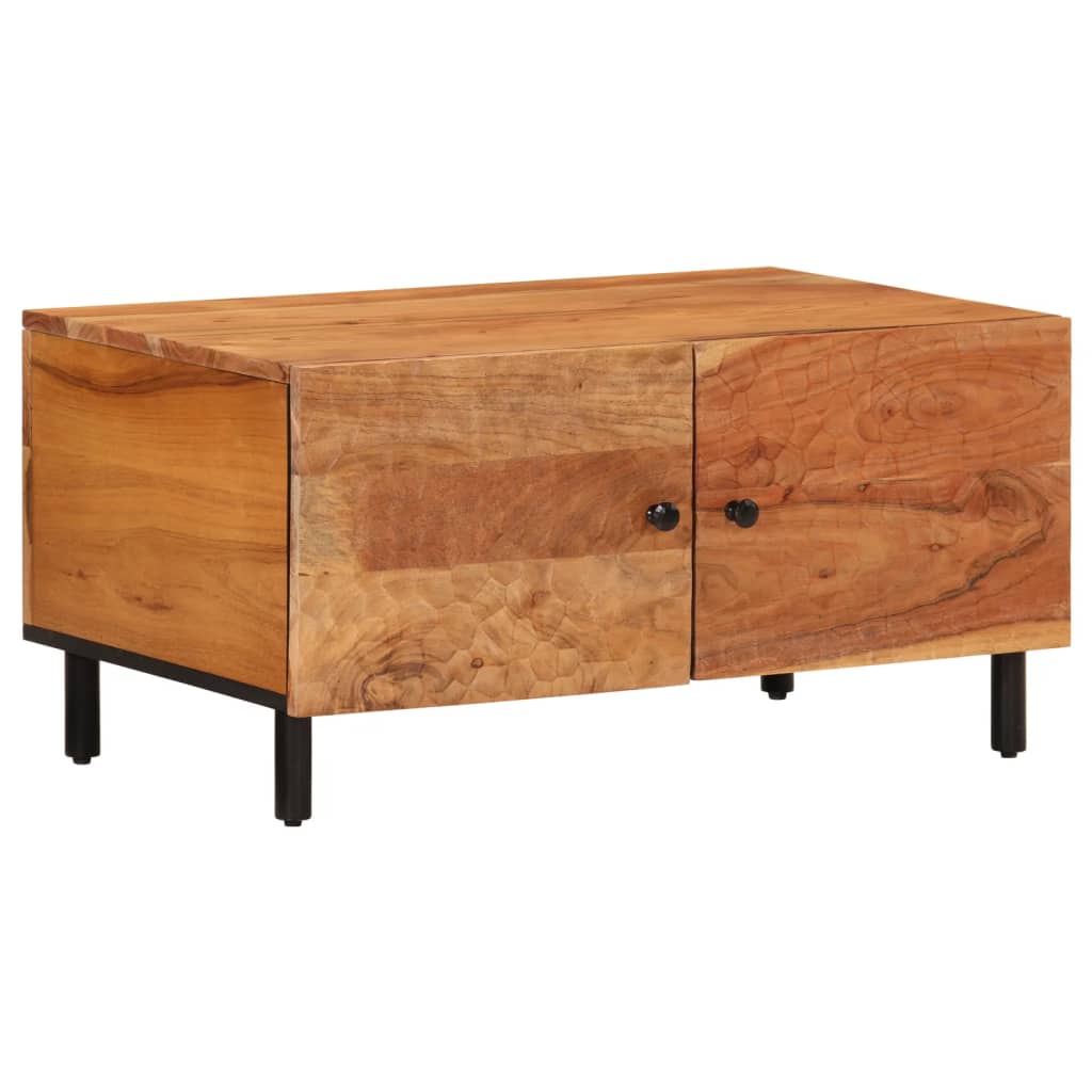 sofabord 80x50x40 cm massivt akacietræ - Image 2