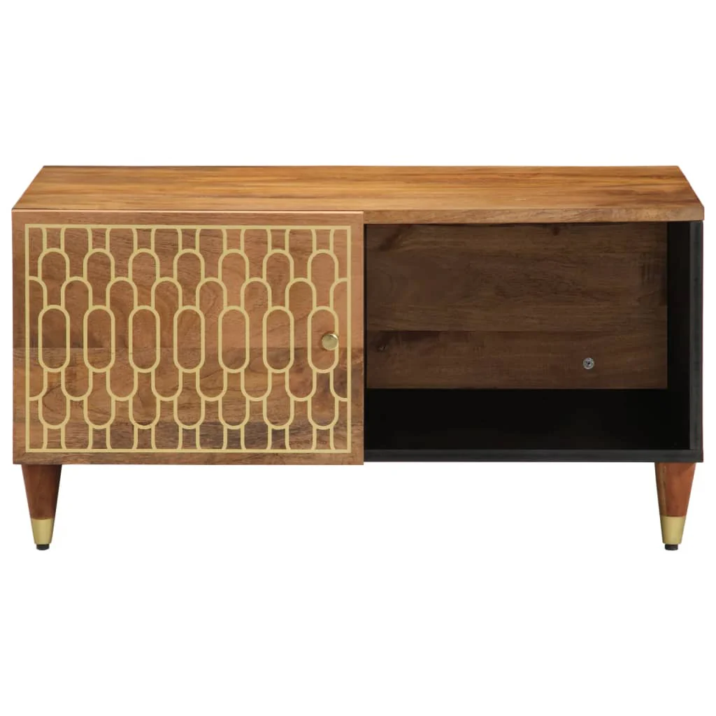 sofabord 80x50x40 cm massivt mangotræ - Image 2