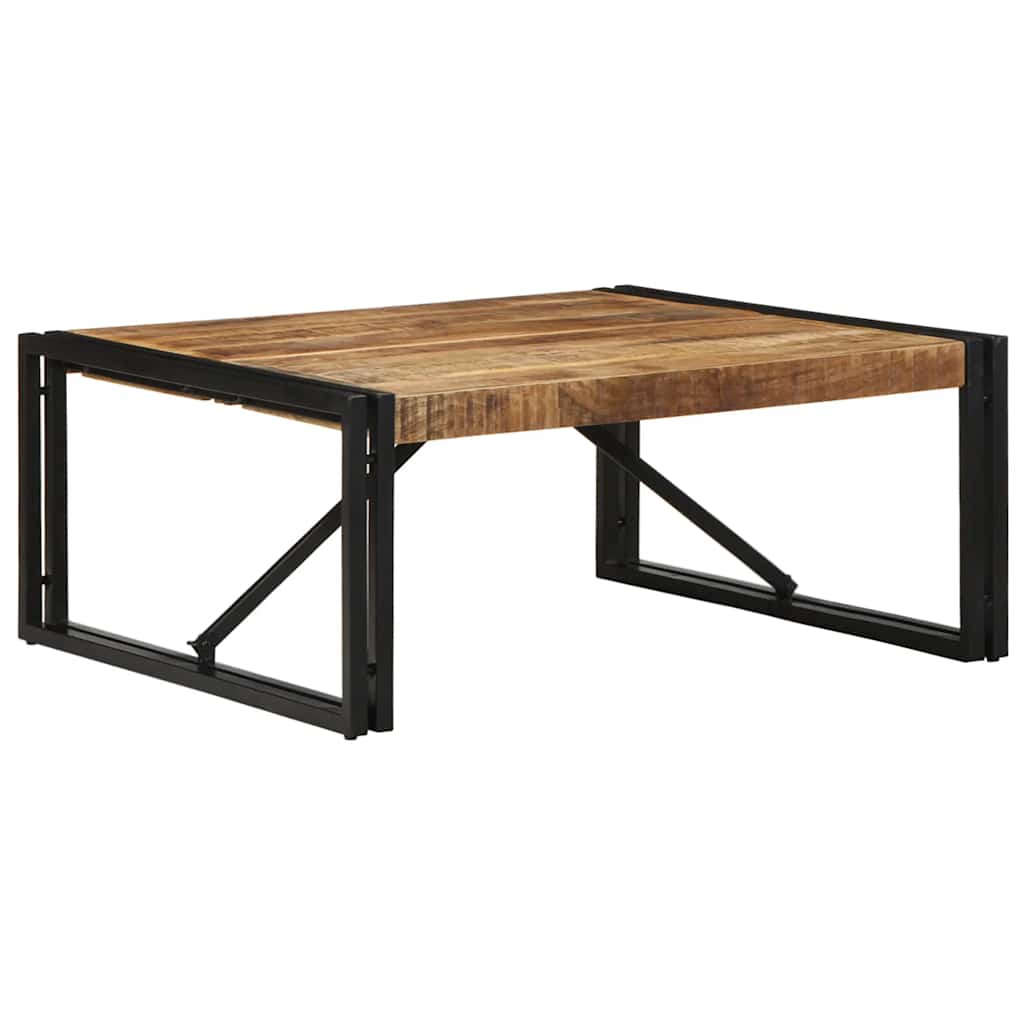sofabord 80x80x35 cm massivt ru mangotræ - Image 10