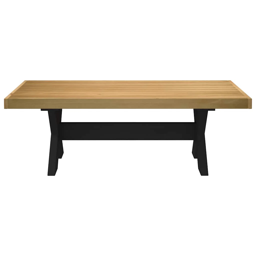 sofabord NOAIN A-formede ben 120x60x40 cm massivt træ fyrretræ - Image 3