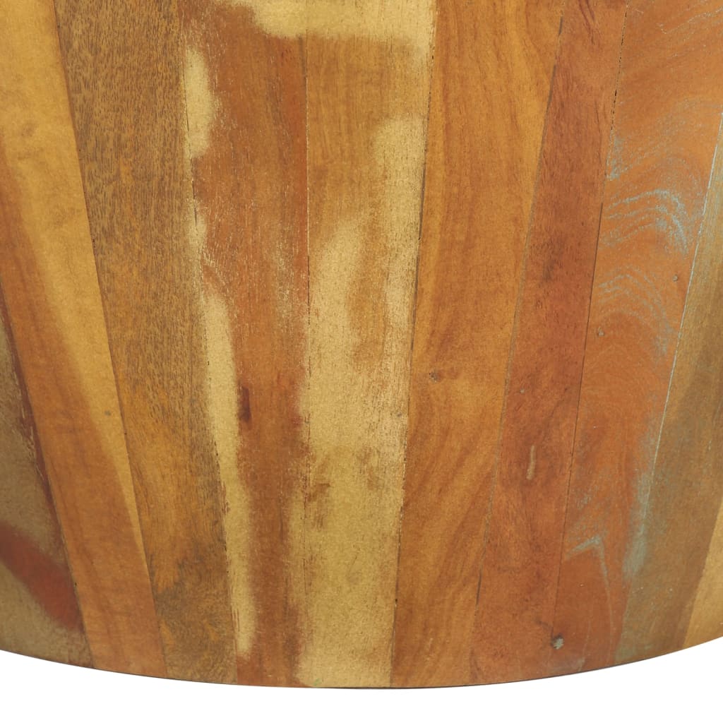 sofabord Ø65x31 cm massiv genbrugstræ - Image 4