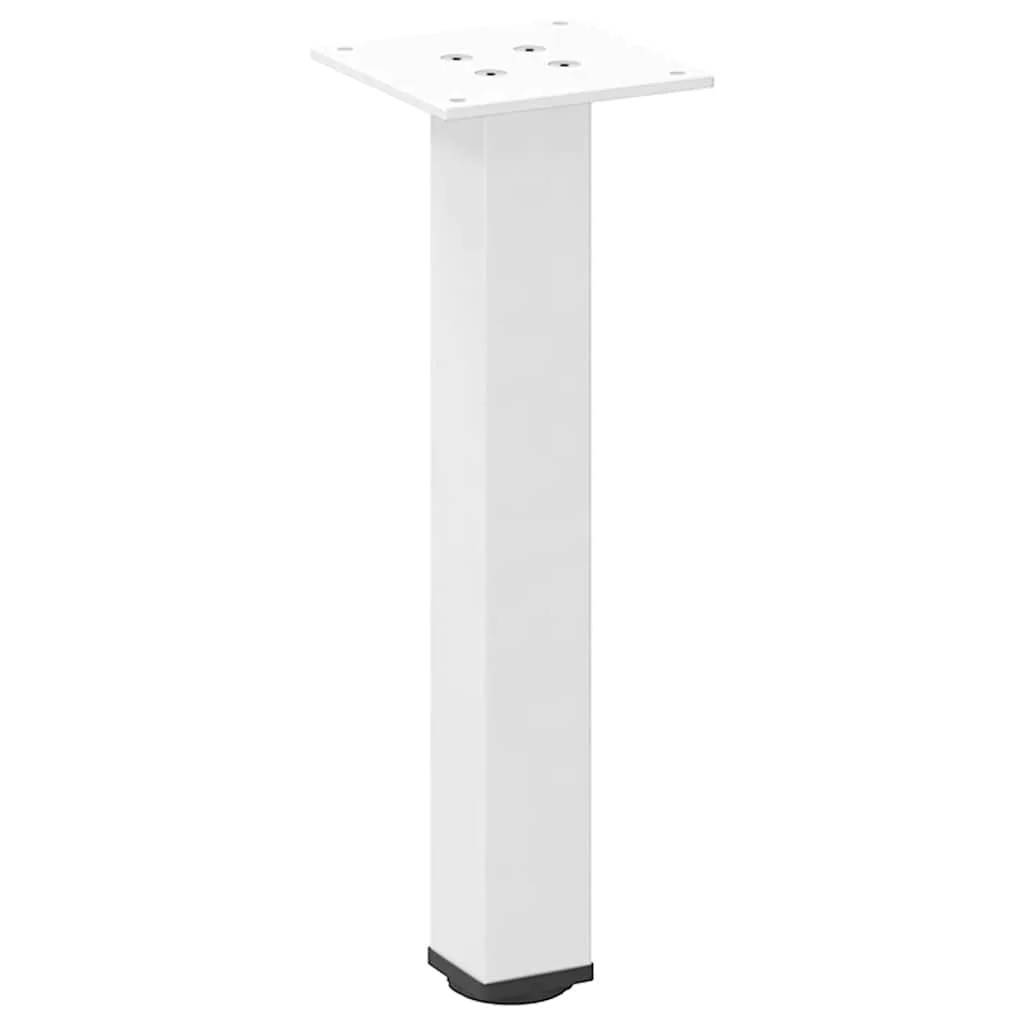 sofabordsben 4 stk. hvid 42-44 cm stål - Image 4