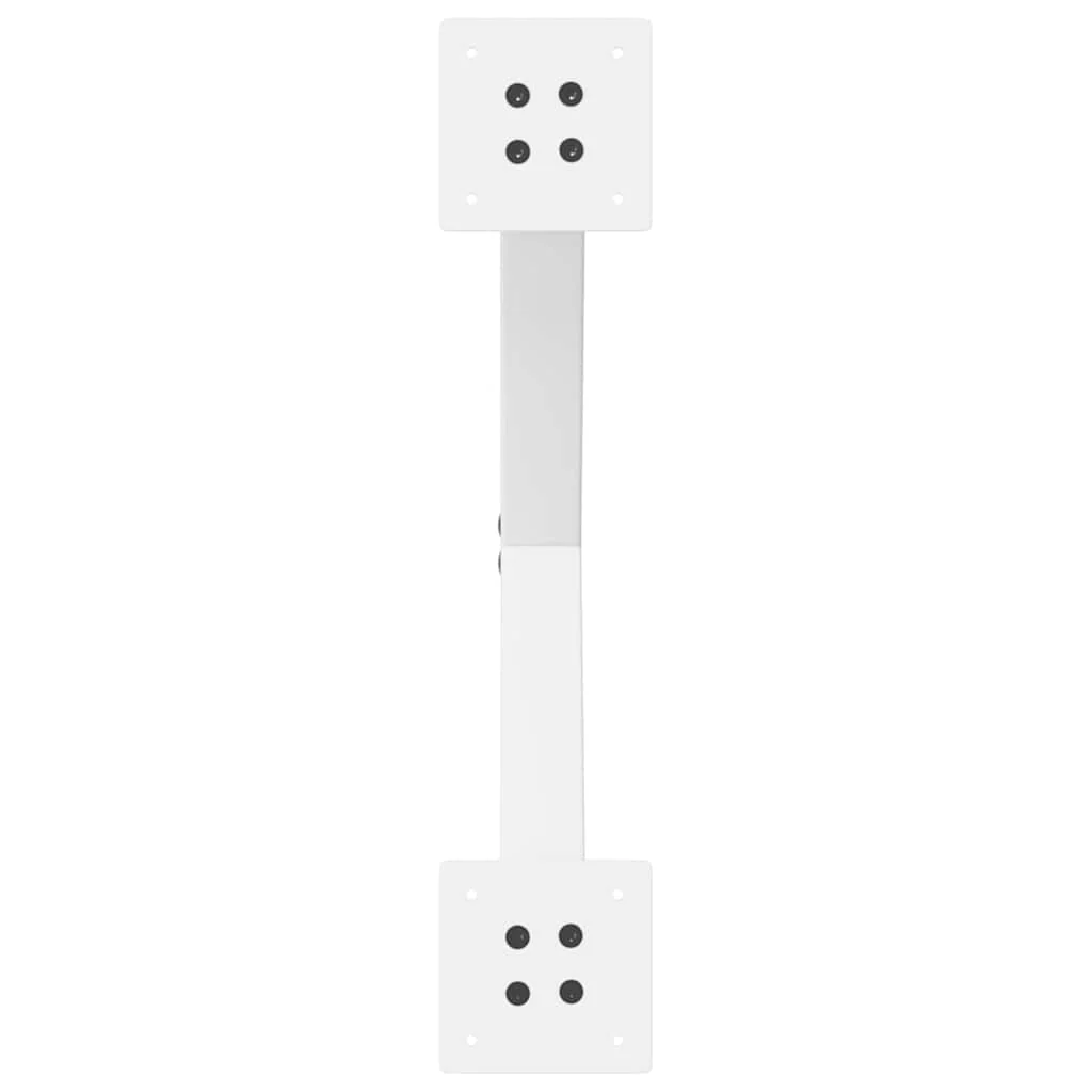 sofabordsben X-formet 2 stk. hvid 60 x (42-43) cm stål - Image 7