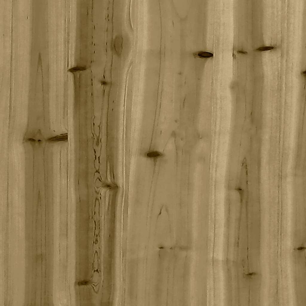 sofamodul 2 stk. 70x70x67 cm uden armlæn imprægneret fyrretræ - Image 8