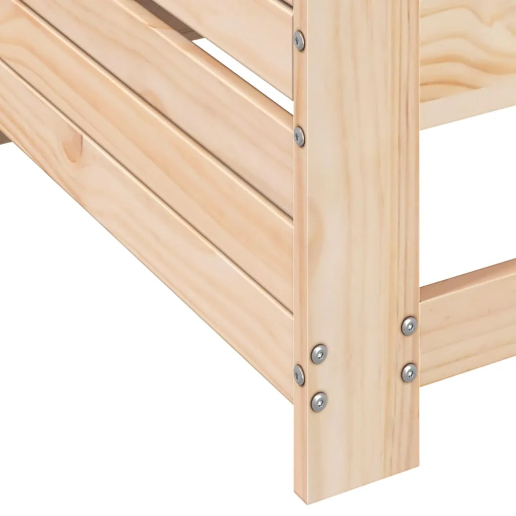 sofamodul med armlæn 69x62x70,5 cm massivt fyrretræ - Image 7