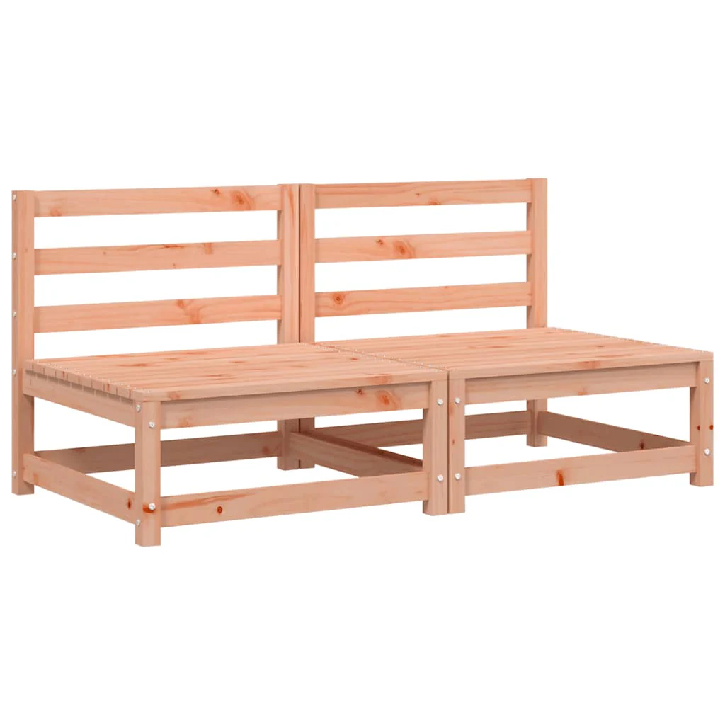 sofamoduler 2 stk. 70x70x67 cm uden armlæn massivt douglasgran - Image 2