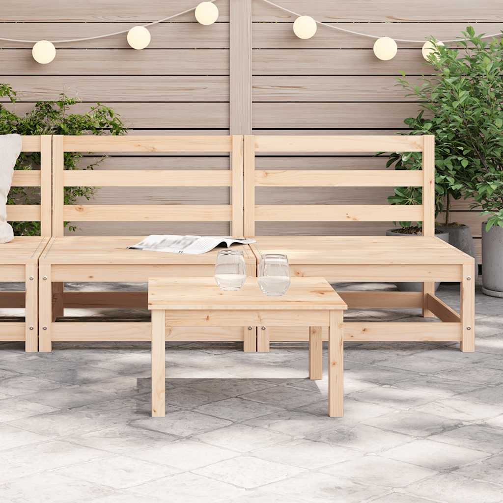 sofamoduler 2 stk. 70x70x67 cm uden armlæn massivt fyr - Image 3