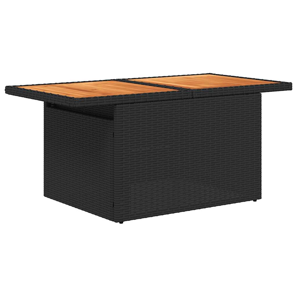 sofasæt til haven 8 dele med hynder polyrattan akacietræ grå - Image 7