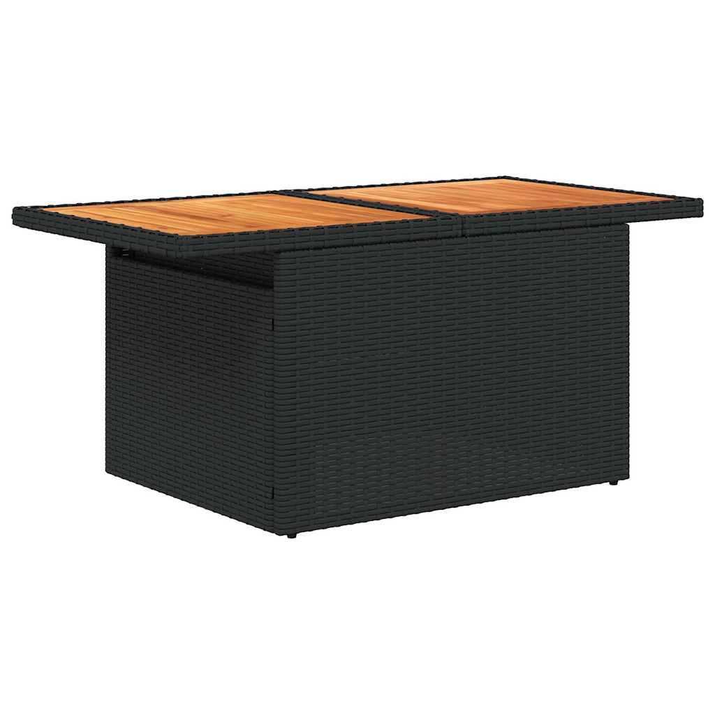 sofasæt til haven 8 dele med hynder polyrattan akacietræ grå - Image 7