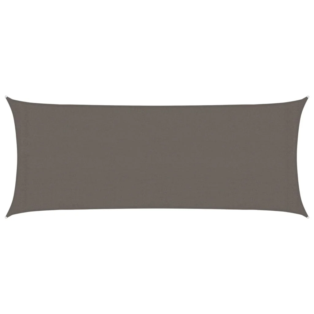 solsejl 160 g/m² 2x5 m HDPE antracitgrå - Image 2