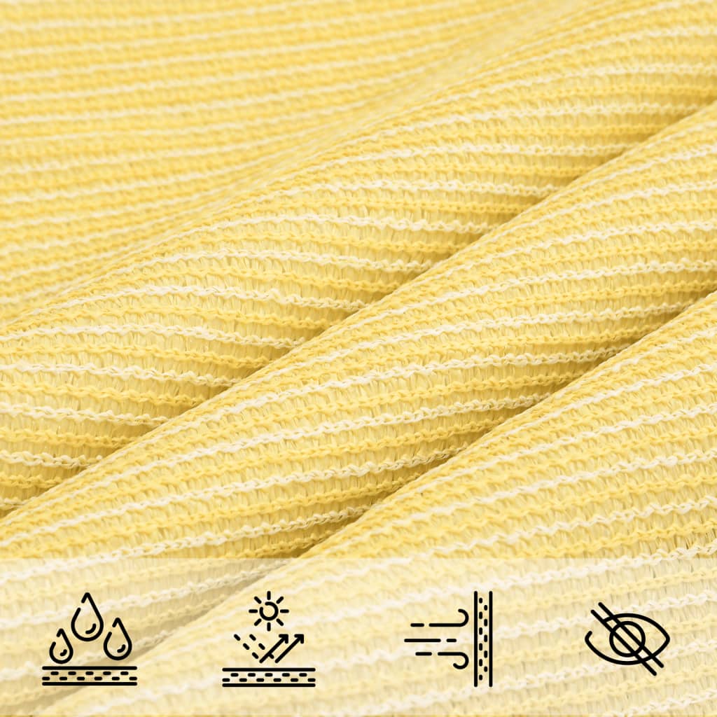 solsejl 160 g/m² 4/5x3 m HDPE beige - Image 7