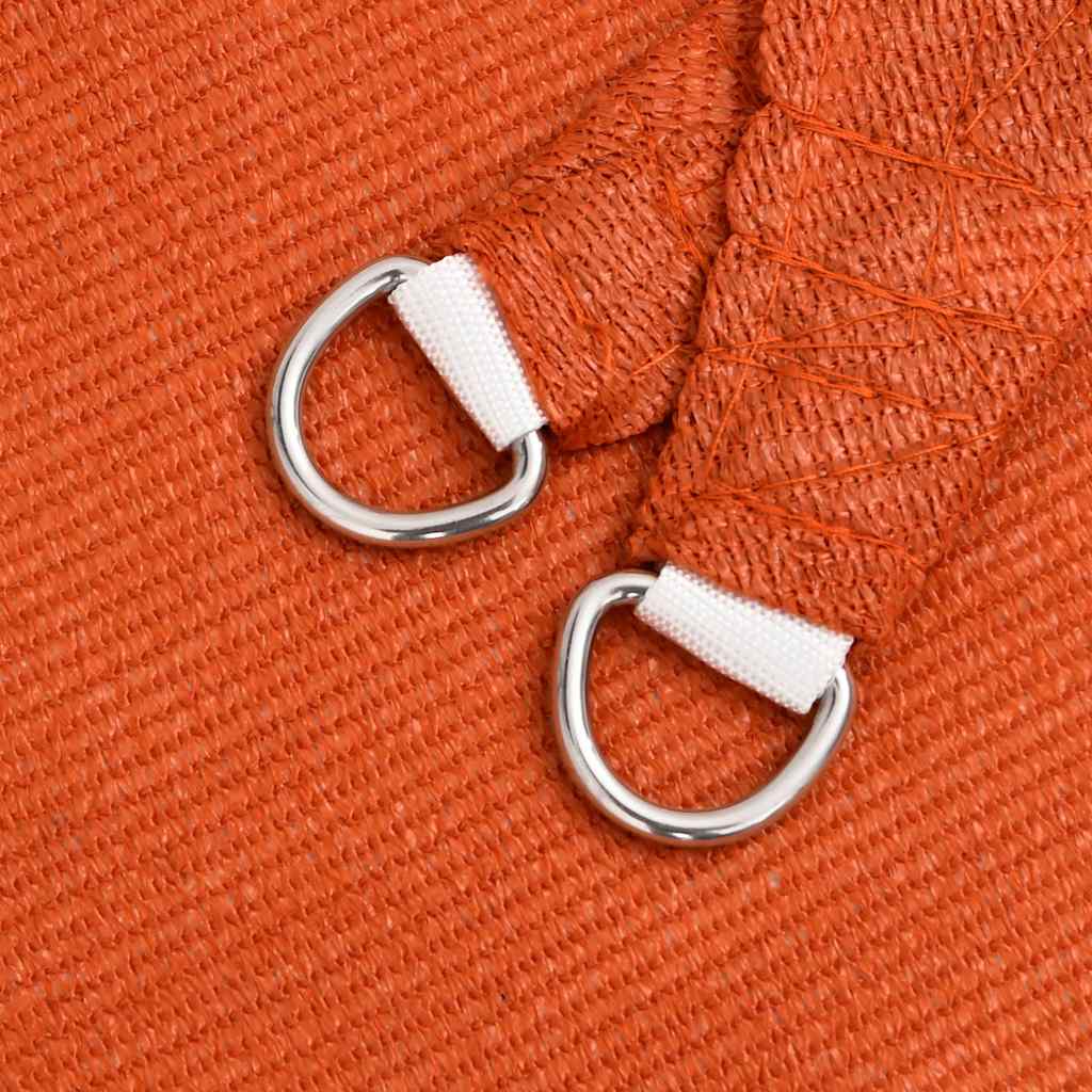 solsejl 3/4x3 m 160 g/m² trapezformet HDPE orange - Image 6