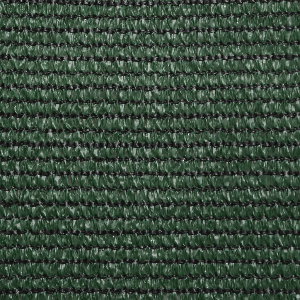 solsejl 3,5x4,5 m 160 g/m² HDPE mørkegrøn - Image 8