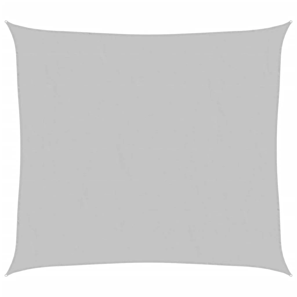 solsejl 3x2,5 m 100 % polyesterstof lysegrå - Image 2